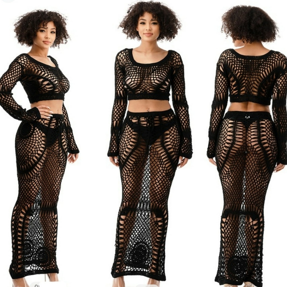 Vacation crochet 2 piece set